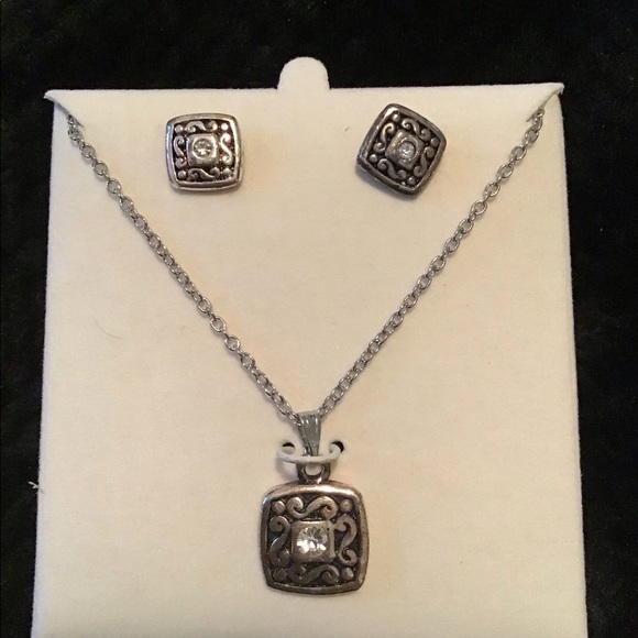 NWT COTE D’AZUR SILVER JEWELRY SET - Picture 4 of 12